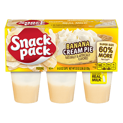 Banana Cream Pie Super Snack Pack