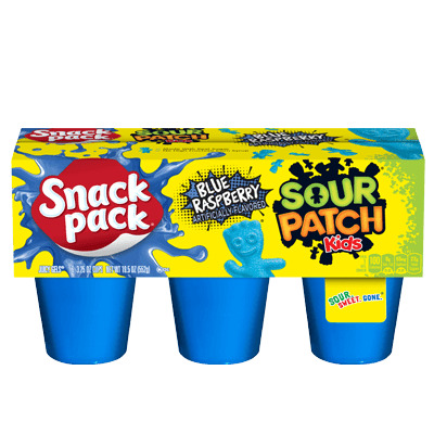 Snack Pack® SOUR PATCH KIDS® Blue Raspberry Juicy Gels