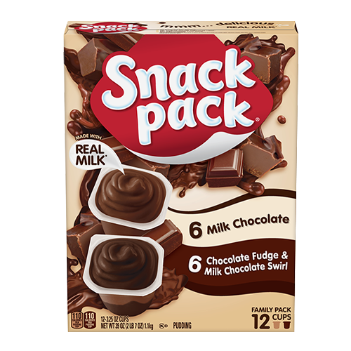 Milk Chocolate & Chocolate Fudge Family Pack