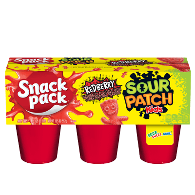 Snack Pack® SOUR PATCH KIDS® REDBERRY® Juicy Gels
