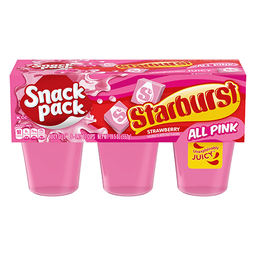 Snack Pack STARBURST™ ALL PINK Strawberry